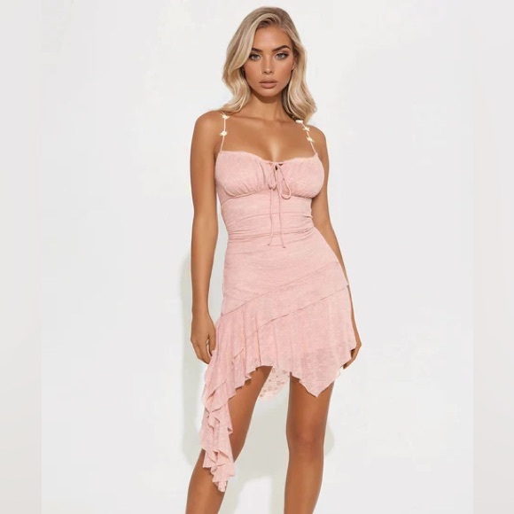 Fashion Nova Dresses & Skirts - Wilma Lace Tiered Mini Dress NEW 🏷️